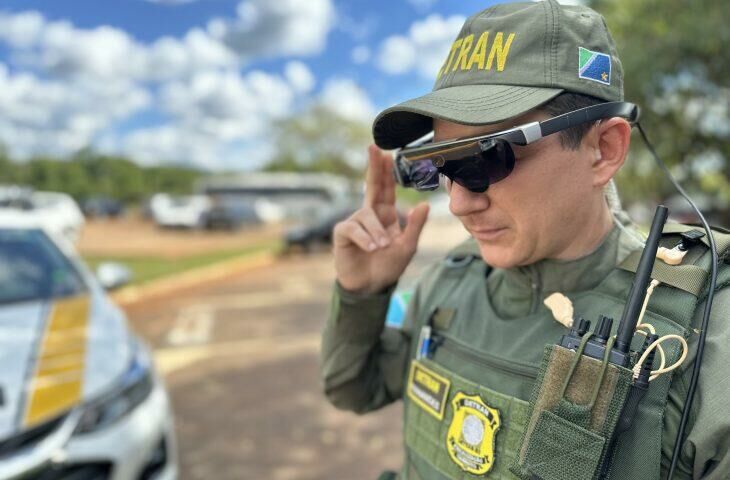 Imagem de compartilhamento para o artigo Óculos e câmeras reforçam lançamento do Centro de Integração de Segurança Viária em MS da MS Todo dia